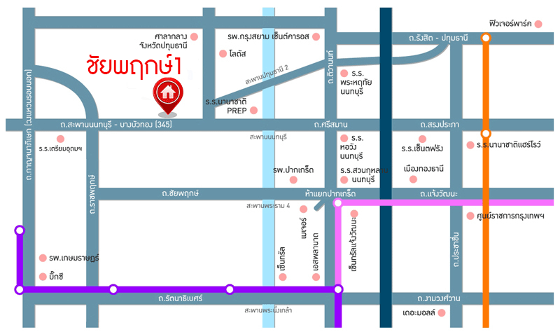 บ้านมือสองตกแต่งใหม่ โครงการ ชัยพฤกษ์ ติวานนท์-ราชพฤกษ์1 เนื้อที่ 56.3 ตร.ว. ฟังก์ชัน 3 ห้องนอน 2 ห้องน้ำ สภาพแวดล้อมดี บนทำเลศักยภาพ หน้าโครงการติดถนนใหญ่ เชื่อมต่อถนนราชพฤกษ์ ใกล้จุดขึ้นทางด่วน "ศรีสมาน" ใกล้ห้าง "เซ็นทรัล เวสต์เกต" และ "โรบินสัน ไลฟ์สไตล์ ศรีสมาน"...